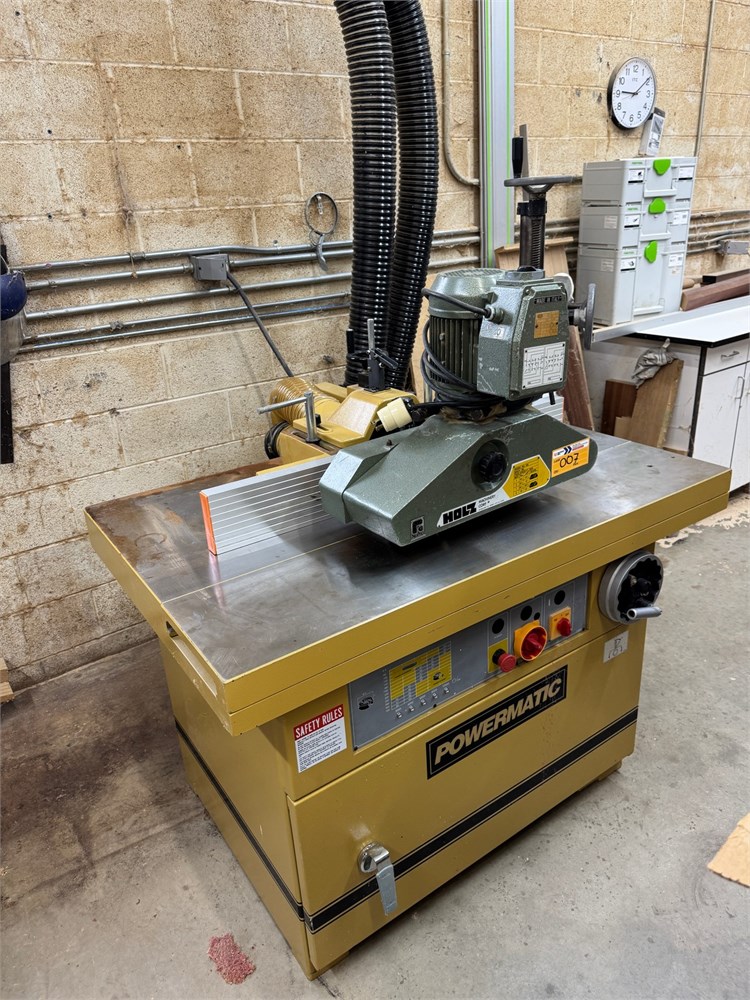 Powermatic "TS 29" Shaper - Tilting Spindle - Sliding Table & Power Feeder