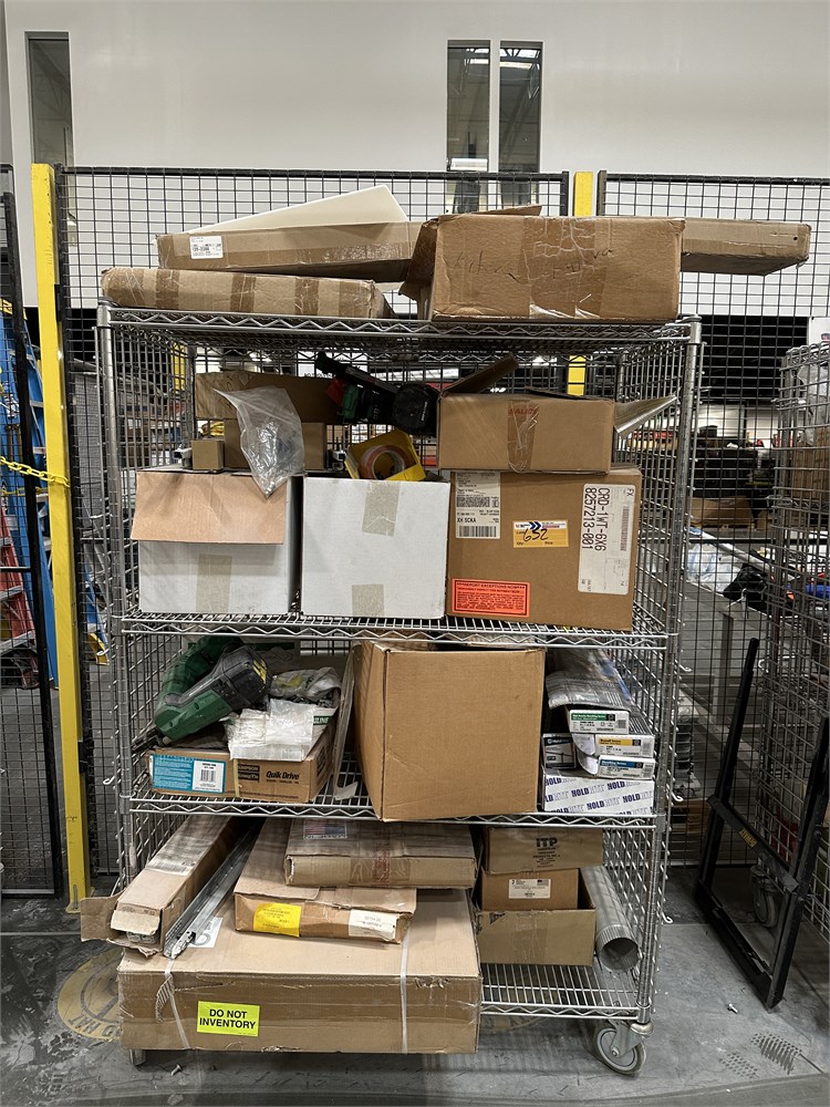 Uline Storage Cart w/Contents