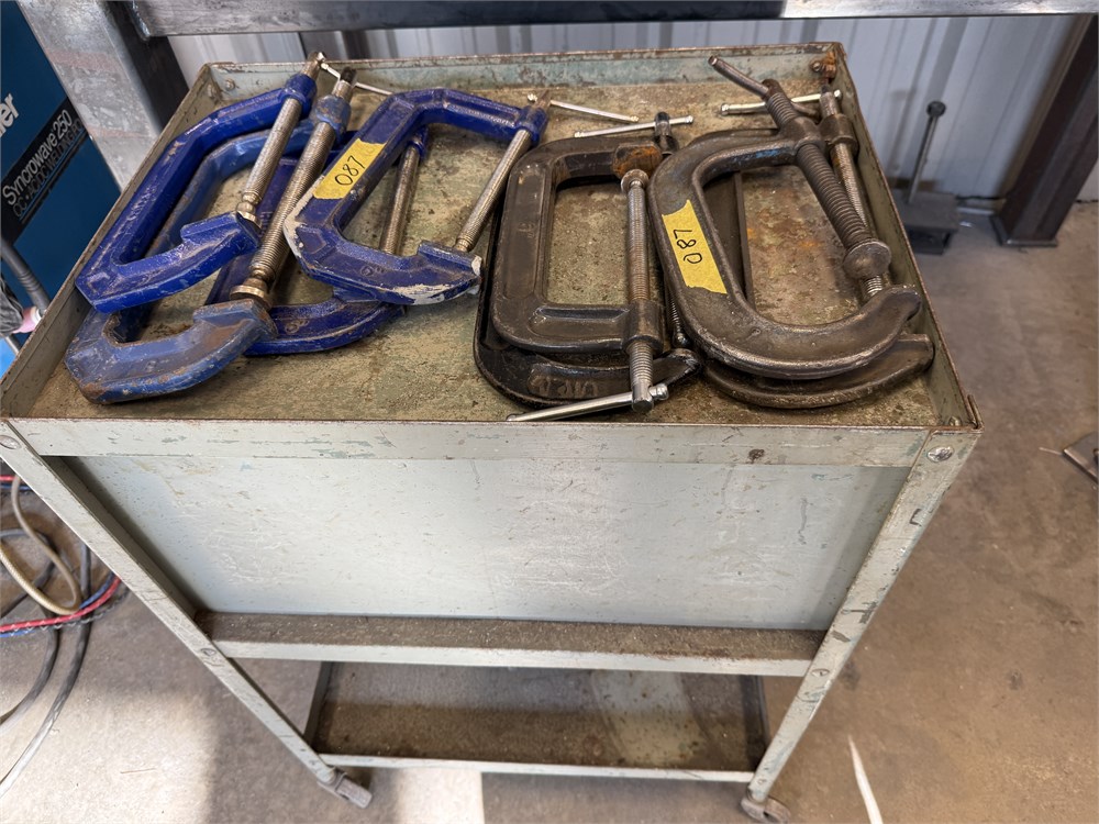 C Clamps w/Cart