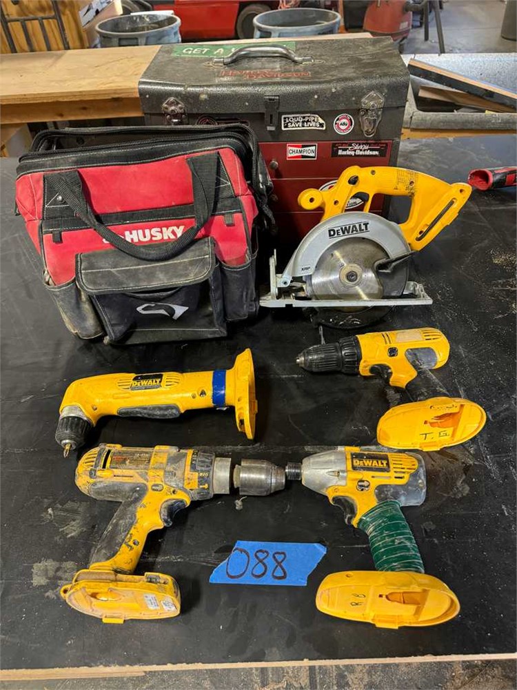 DeWalt Power Tools and Tool Boxes