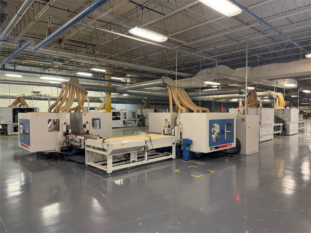 E-Chain ECTseries Sanding/Tenoning Line