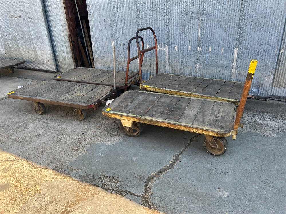 Four (4) Material Handling Carts