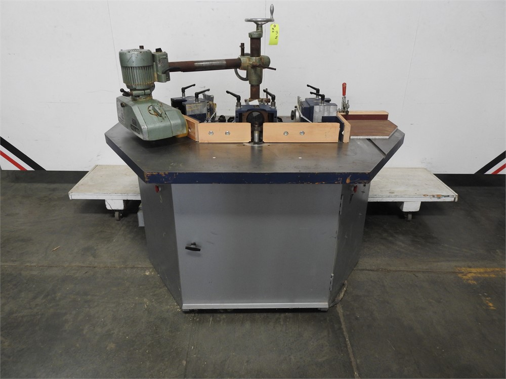 RITTER "R30" TRIPLE SPINDLE SHAPER WITH HOLZHER POWERFEED