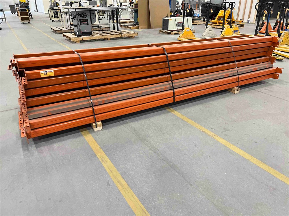 Lot of Racking Uprights 144"L - Qty (36)