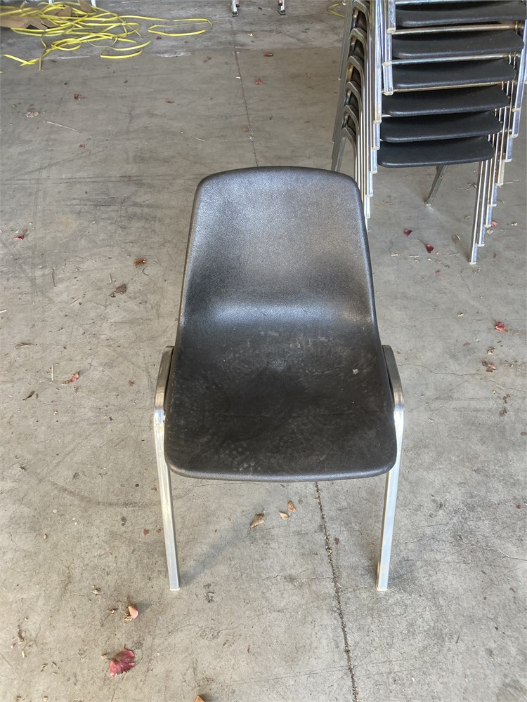 Sixteen (16) Plastic/Metal Chairs