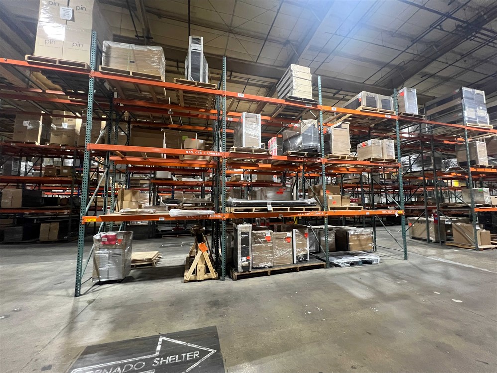 Pallet racking 3 sections