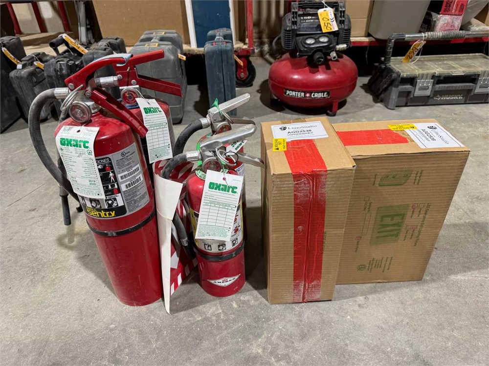 Fire Extinguishers and Exit Signs