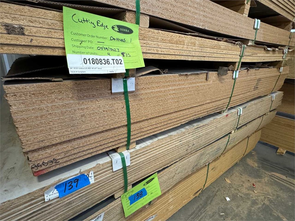 Laminated Particleboard Panels