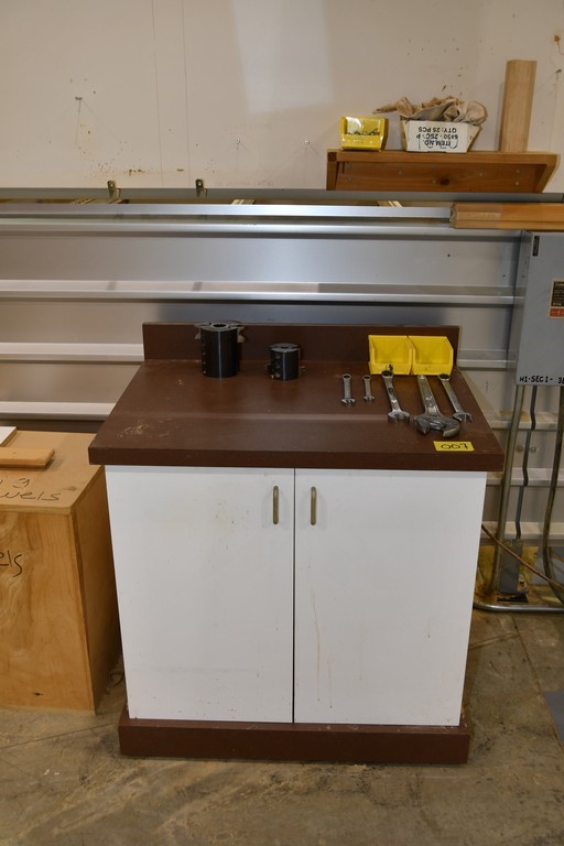 Tooling Cabinet & Shaper Tooling - as pictured