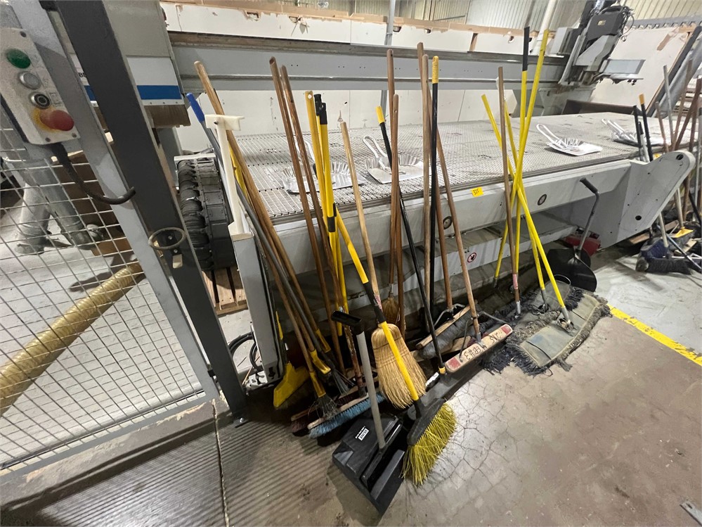 Lot of Brooms & Shovels - as pictured