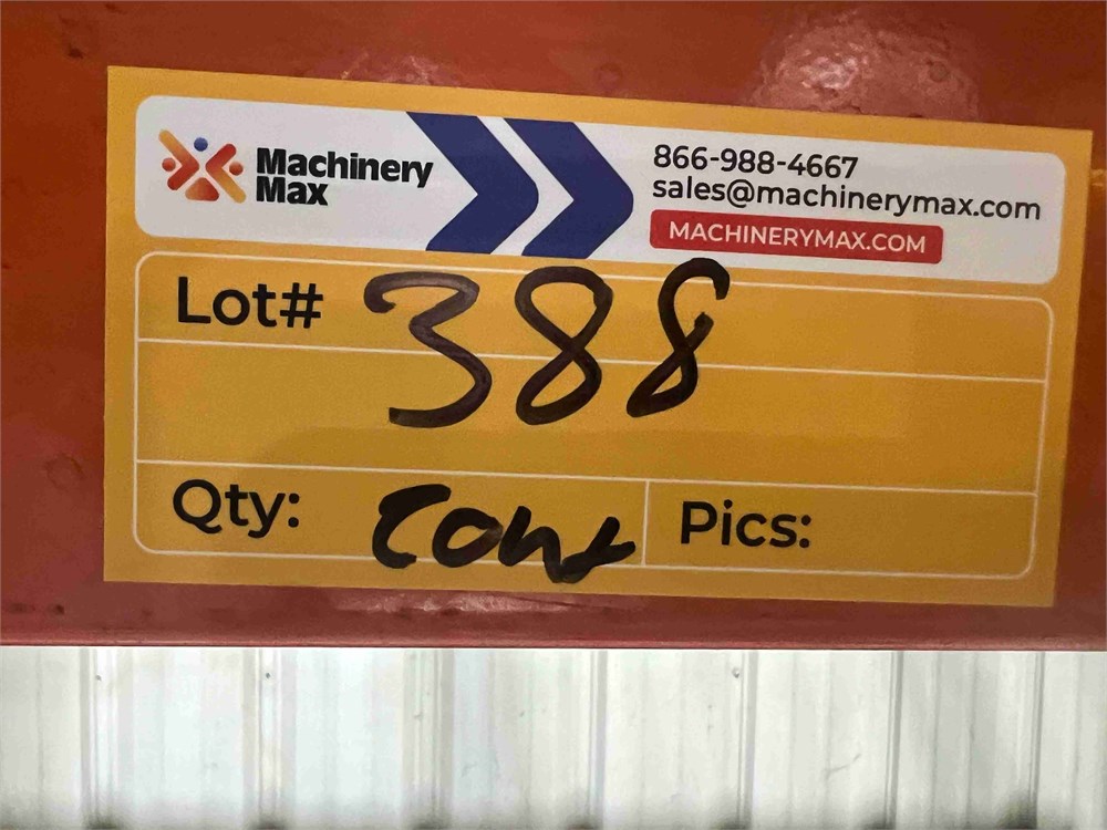 Contents of area and pallet racks not included