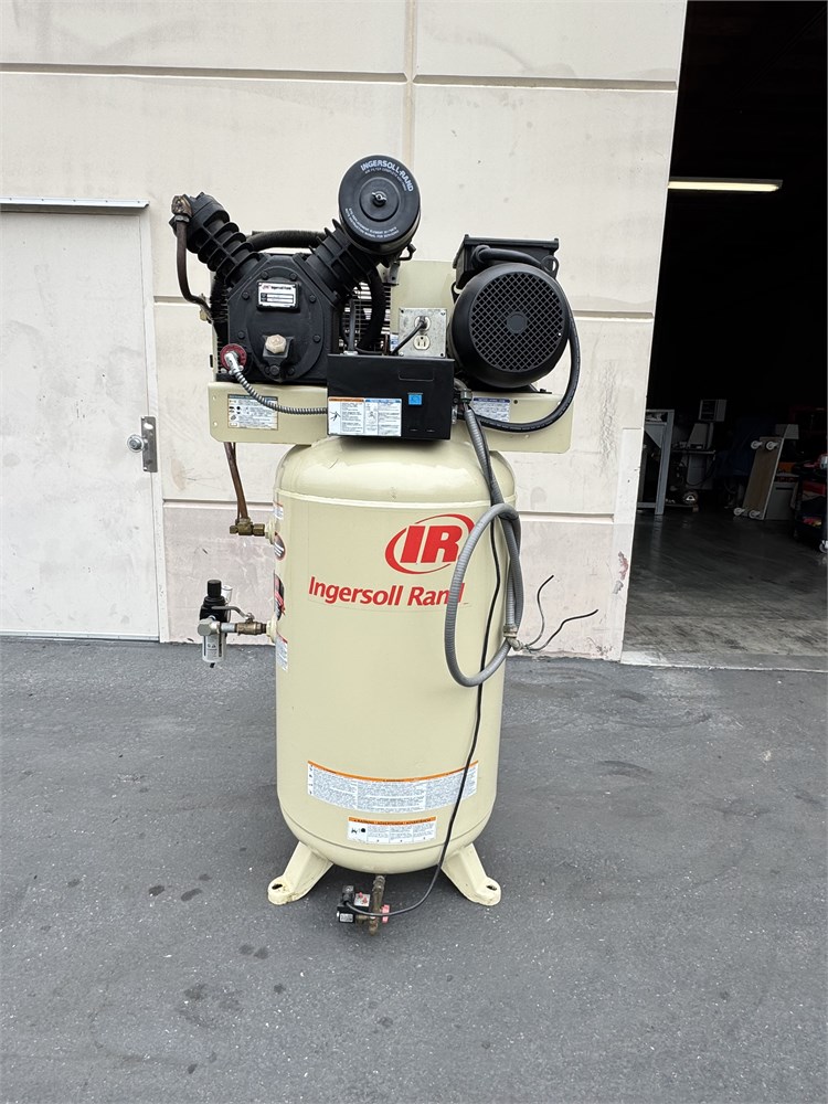 Ingersoll Rand "2475N7.5" Air Compressor, 7.5HP, Single Phase