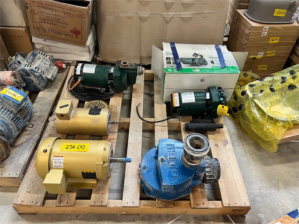 Lot of Motors & Pumps - Various - as pictured