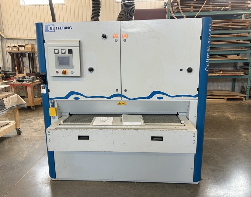 Butfering "Optimat-213-CC-Line" Widebelt Sander  - Durham, ON