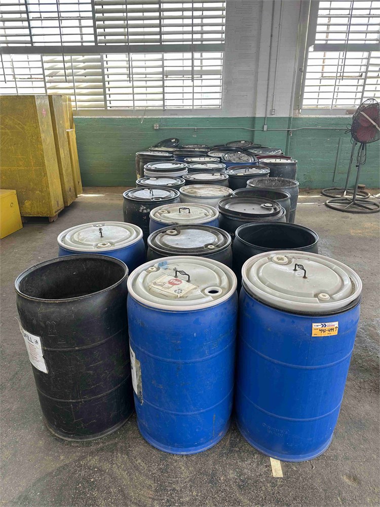 Plastic Barrels Qty (5)