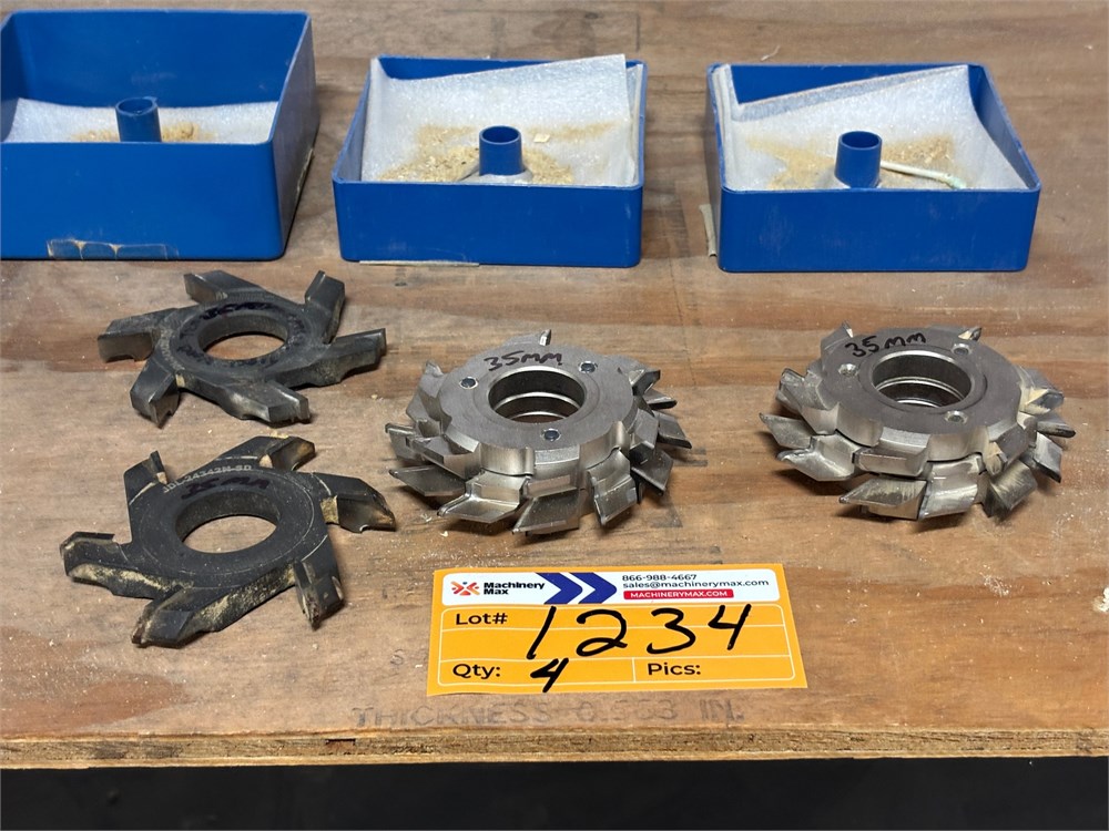 Lot of Cutter Heads - Qty (4) - as pictured
