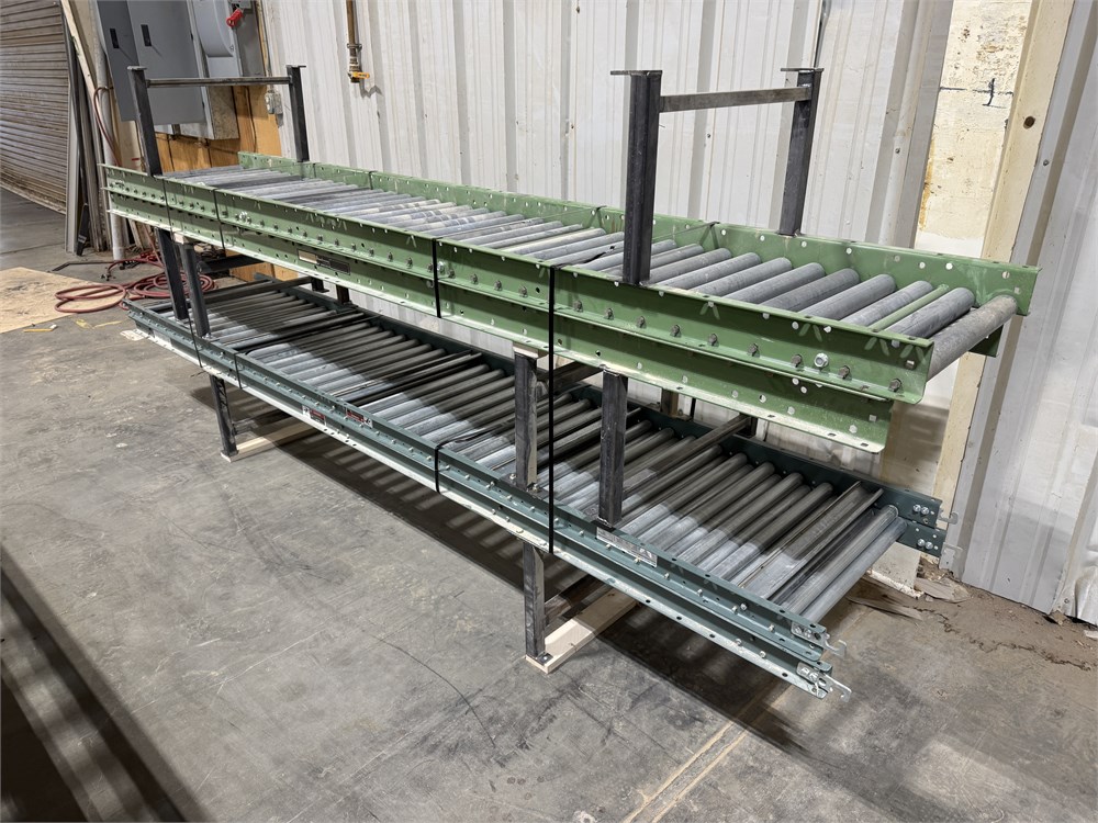 (4) Buschman Roller Conveyors