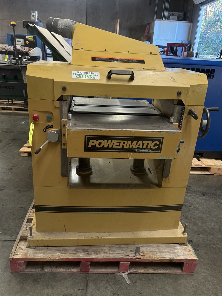 Powermatic "201" Shelix Spiral Planer