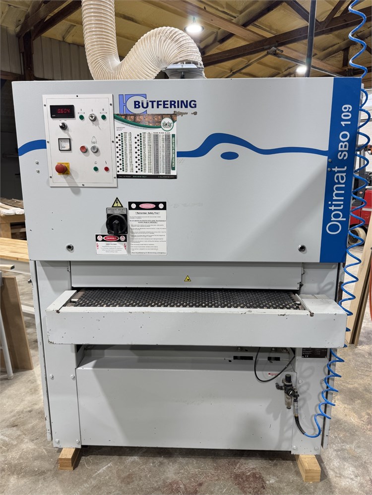Butfering Optimat "STO 109K" Wide Belt Sander