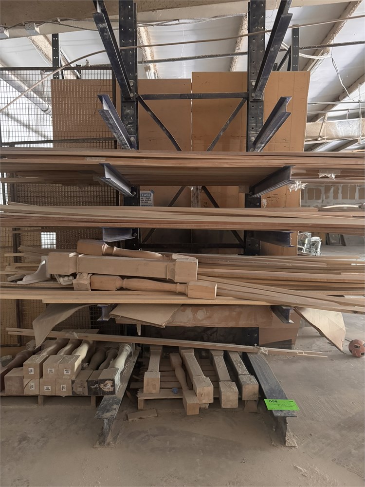 Steel King Cantilever Storage Rack with Contents