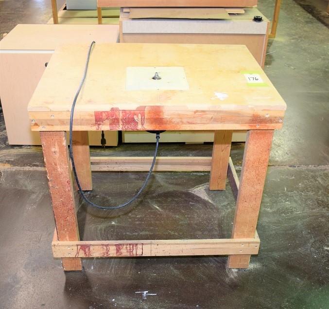 INVERTED ROUTER TABLE WITH PORTER CABLE ROUTER & BIT