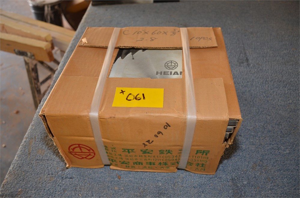 Heian "Tip Saw "254 x 60 x 2.8 MM" Saw Blades - New in Box - QTY (10)