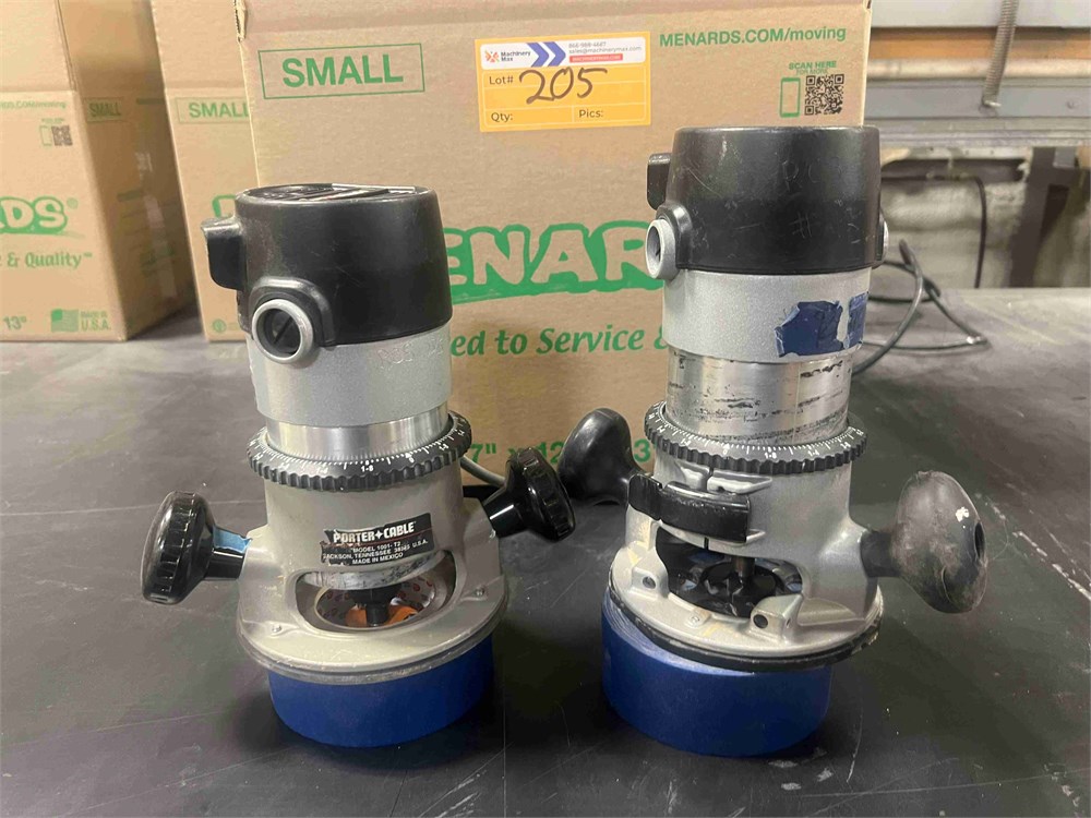 Porter Cable Routers Qty. (2)