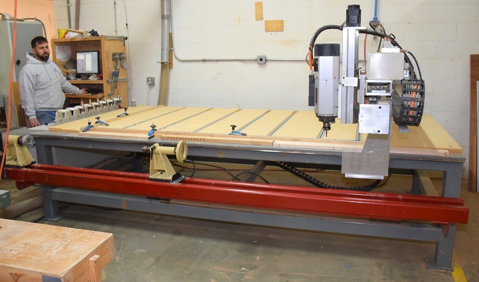 LOT# 003  WARTHOG CNC ROUTER yr 2006 * c/w NC LATHE AS SIDE ATTACHMENT