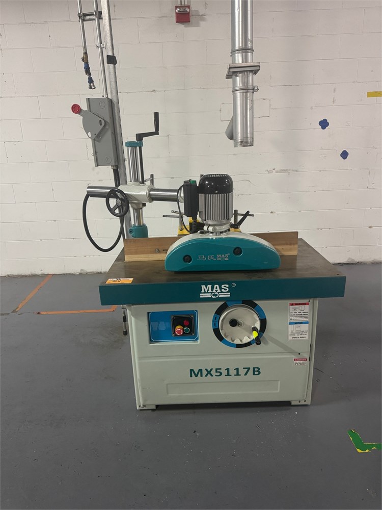 MAS "MX5117B" Spindle Shaper w/Feeder (2019)
