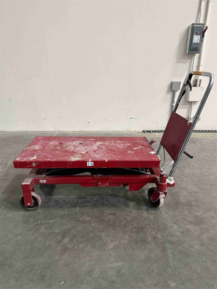 Uline "H-1783" Lift Table Cart