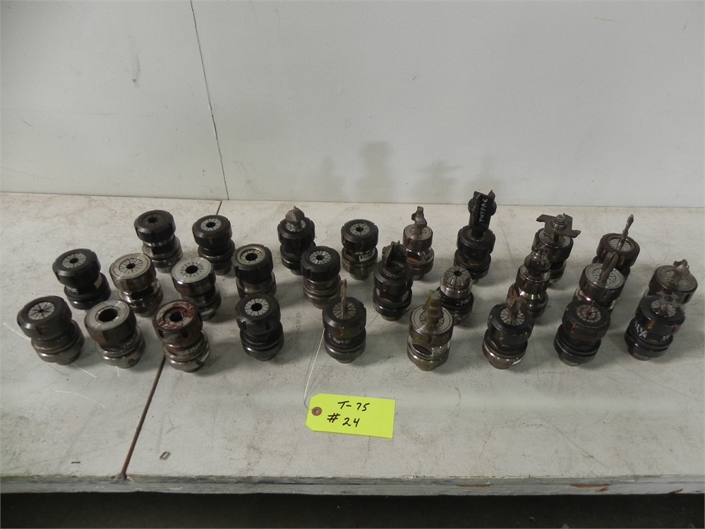 CNC TOOLING, HSK TOOL HOLDERS, TOTAL OF 27 PIECES