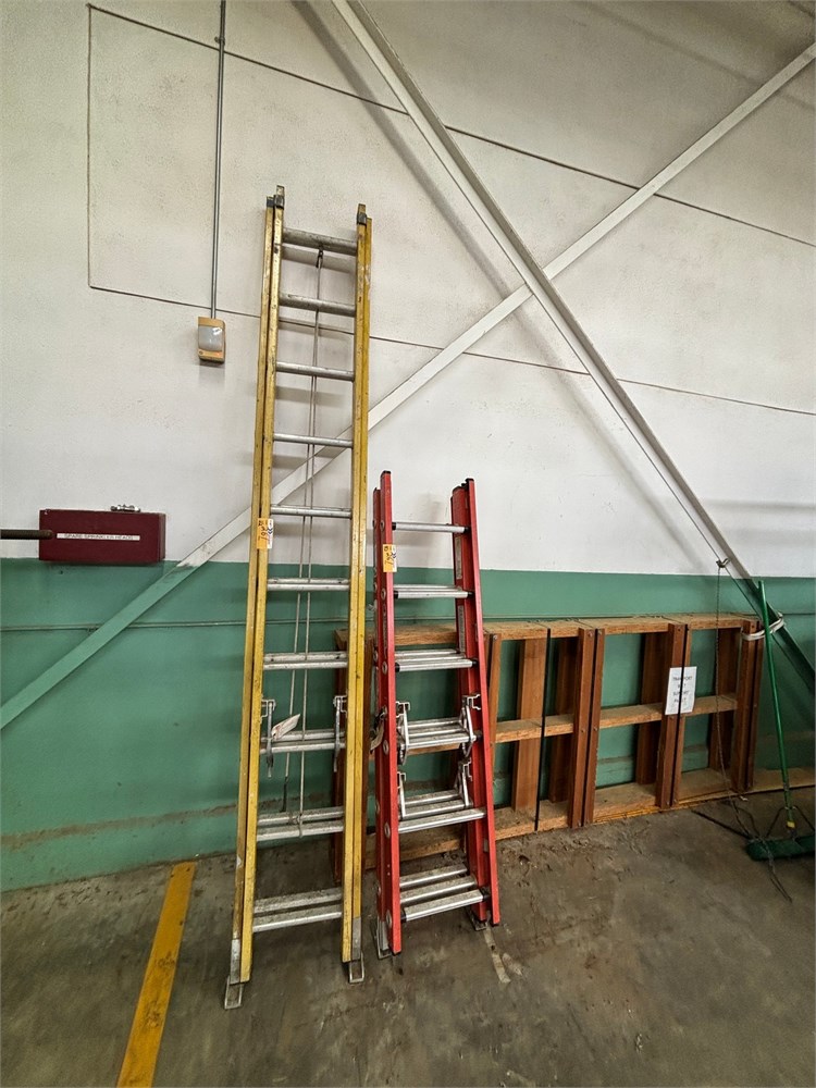 Lot of Extension Ladders as pictured
