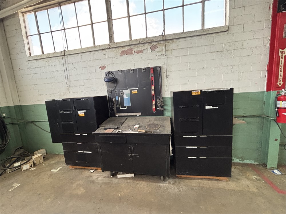 Lot of (3) Cabinets & Contents as pictured