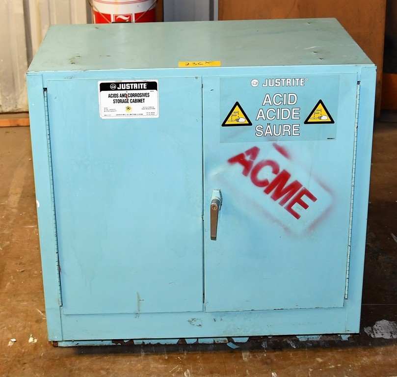 Justrite "25702" Acids & Corrosives Storage Cabinet