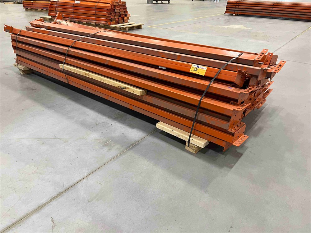 Lot of Racking Uprights 120"L - Qty (34)