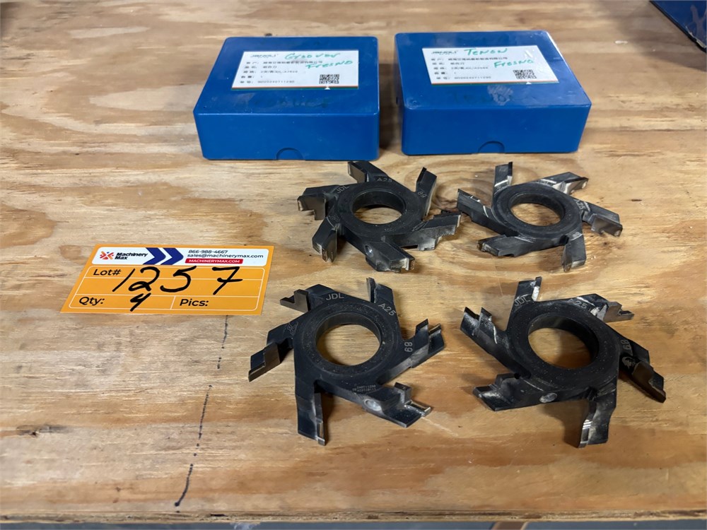 Lot of Cutter Heads - Qty (4) - as pictured