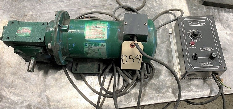 EMERSON C639 MOTOR * 3/4HP, K-LINE REDUCTION BOX, VARIABLE SPEED