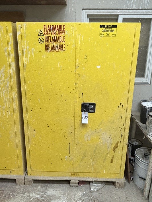 Uline "H1564M-Y" Explosion Proof Paint Storage Cabinet - Richmond Hill, ON