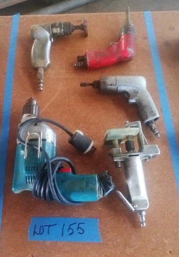 LOT# 155  ASSORTED POWER TOOLS * LOT OF 5