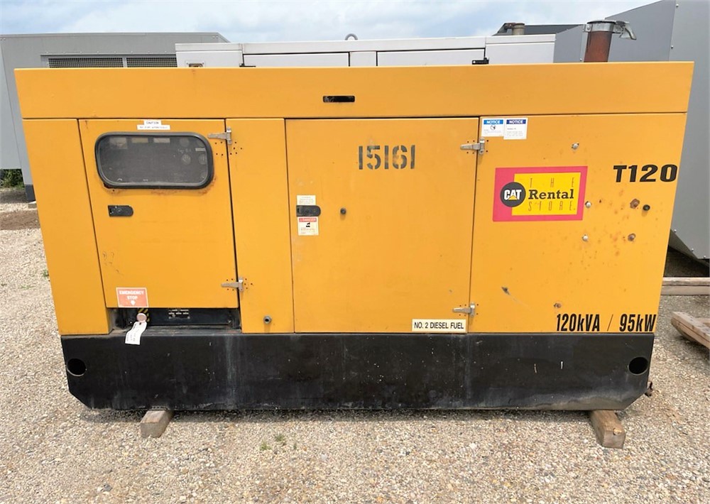 CAT T120 GENERATOR c/w CUTLER HAMMER SWITCH * VIDEO AVAILABLE