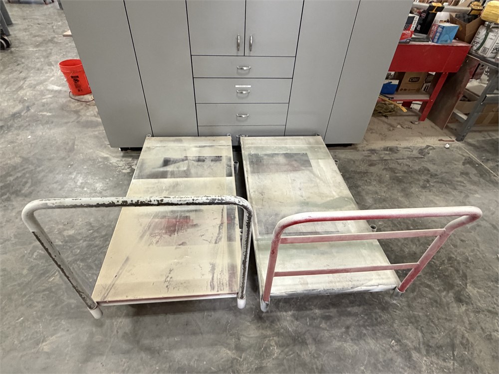 (2) Metal Carts