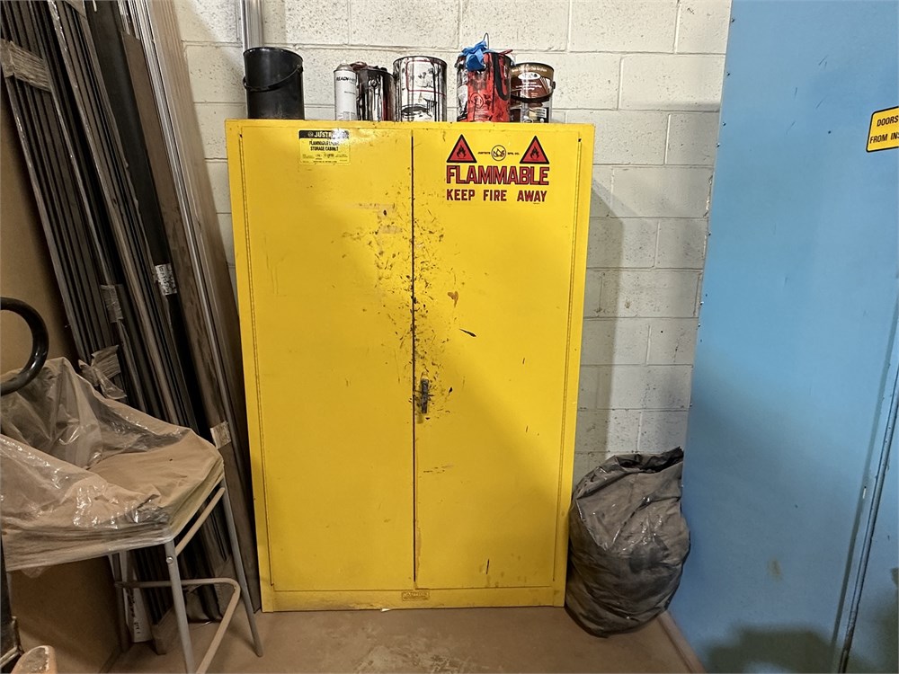 JustRite Explosion Proof Paint Storage Cabinet - 45 Gallon
