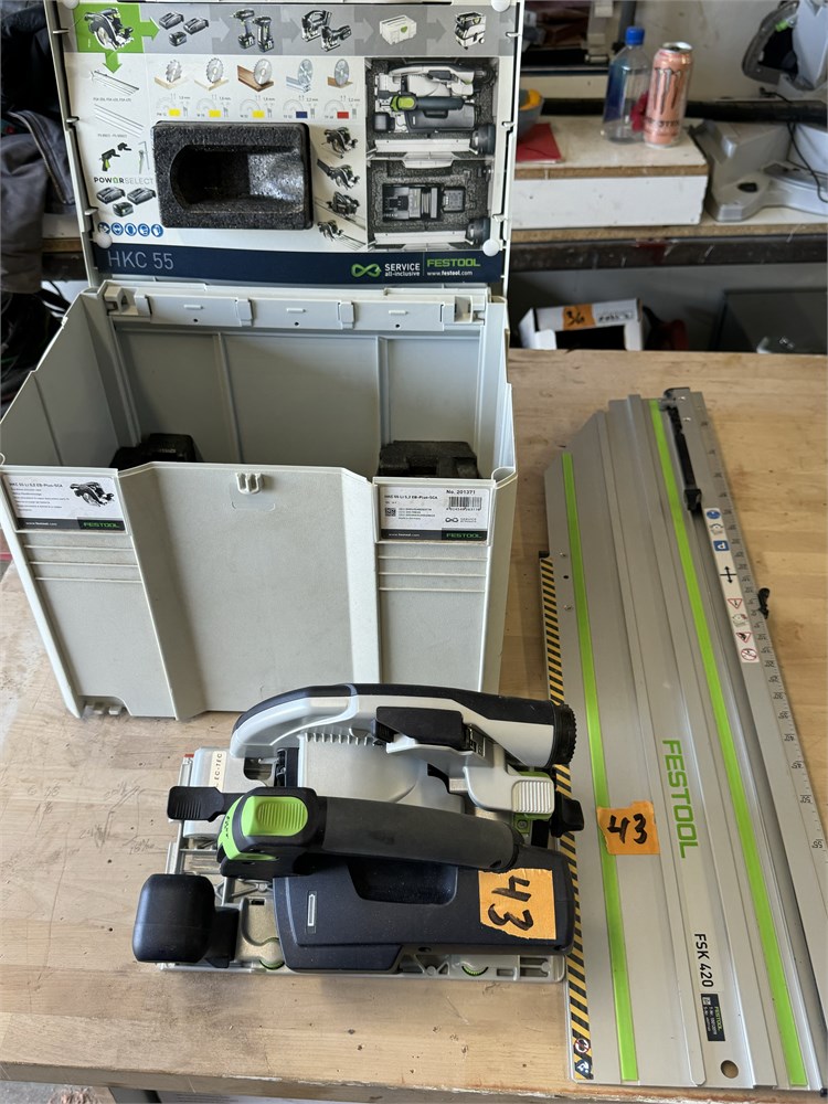 Festool "HKC 55B" Circular Saw with Case