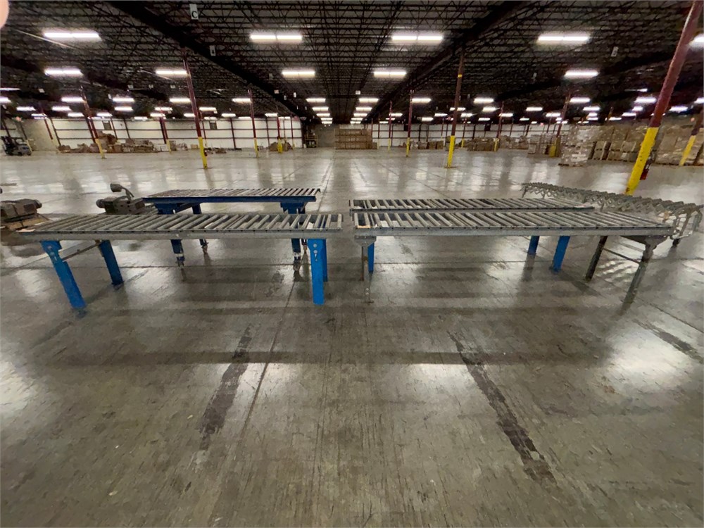 (4) Roller Conveyor Tables