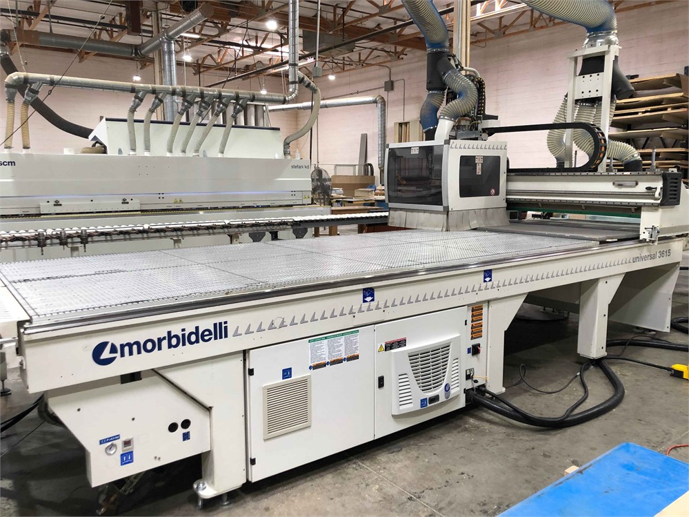 Morbidelli "Universal 3615" CNC Router with Automatic Load/Unload