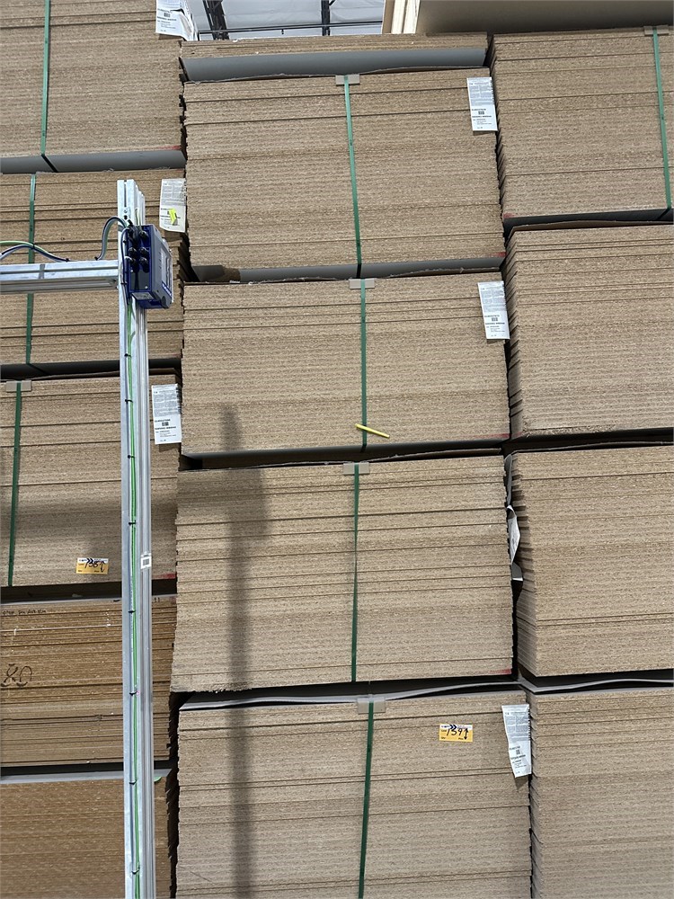 (4) Bundles of Particleboard Panels