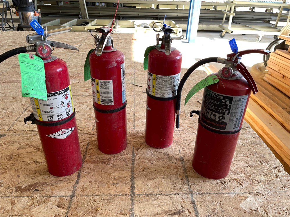 Four (4) Fire Extinguishers