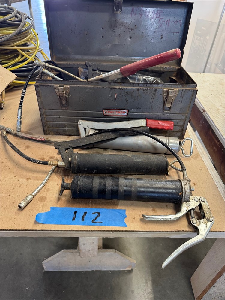 Lot of Grease Guns - as pictured