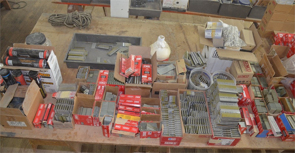 Lot of staples & fasteners Senco & others