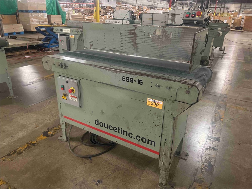 Doucet "ESB-16" Infeed Conveyor